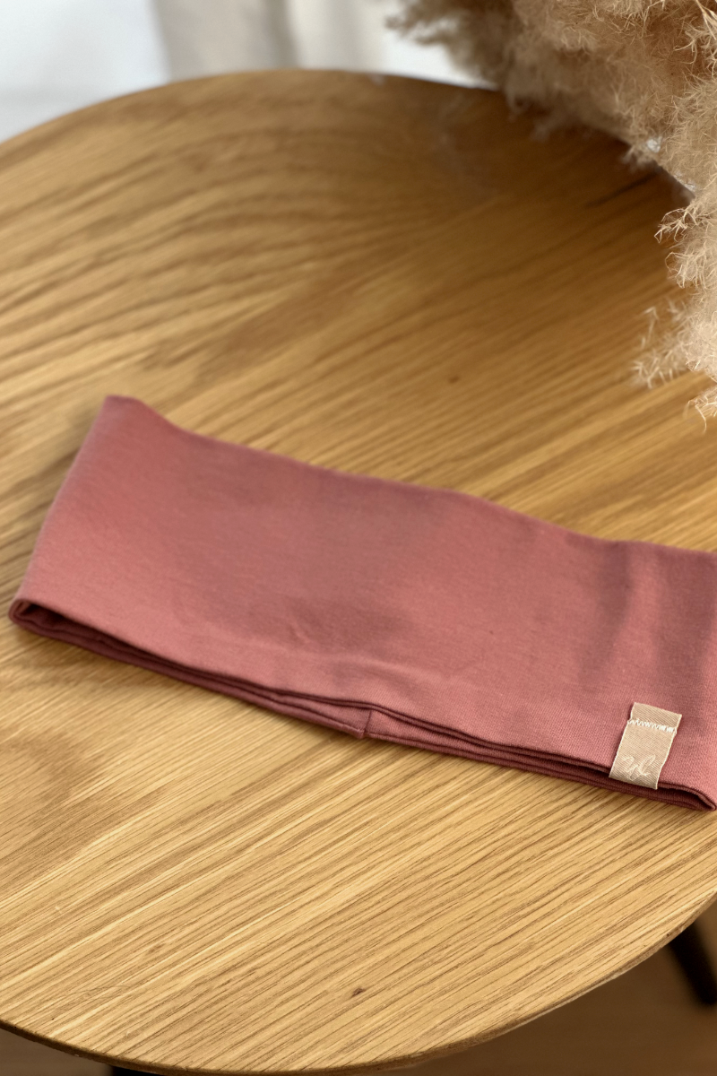 Stirnband Stone Red, glatt