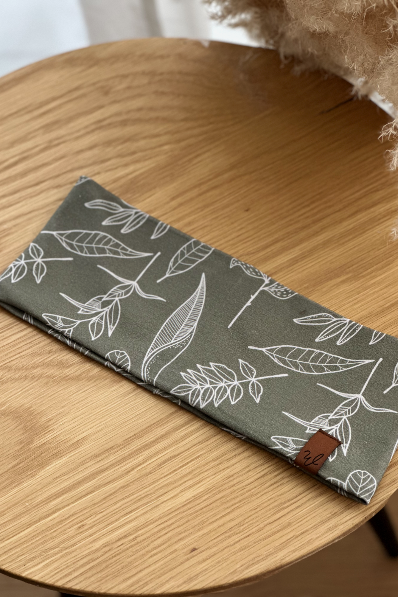Stirnband Olive, glatt