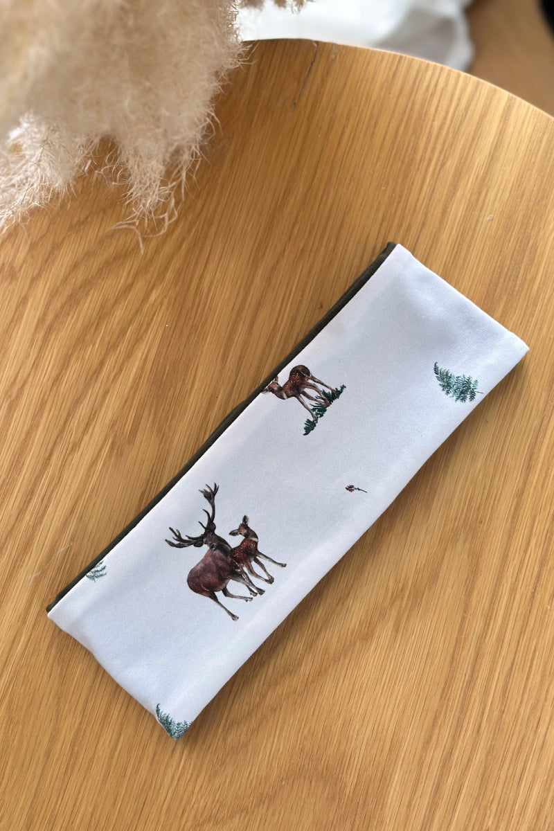 Headband dark green / Deer