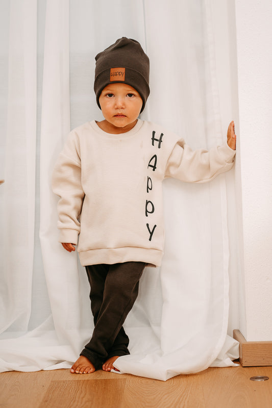Oversized Sweater Happy
