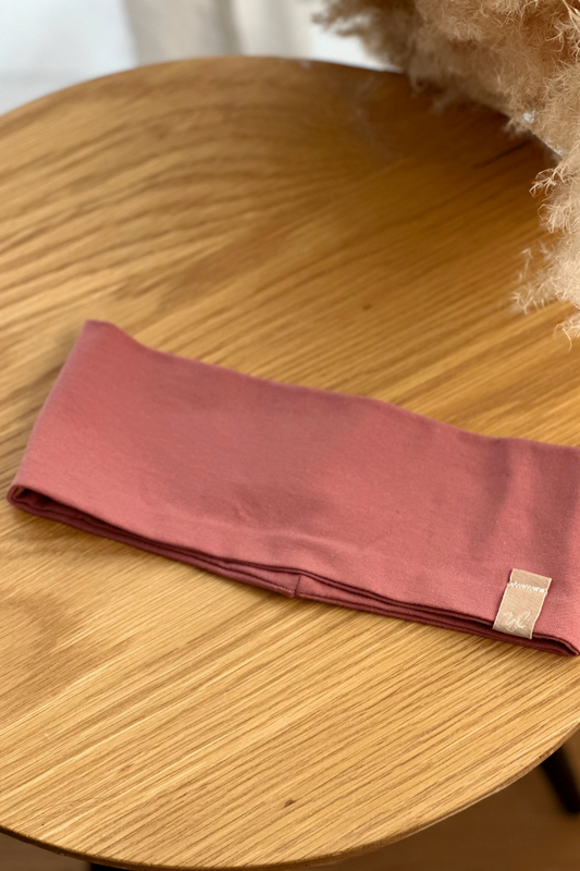 Stirnband Stone Red, glatt