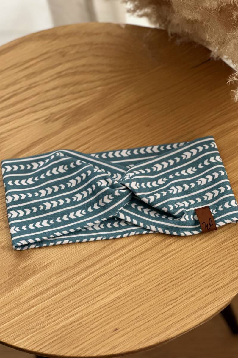 Stirnband Arrow mit Knoten
