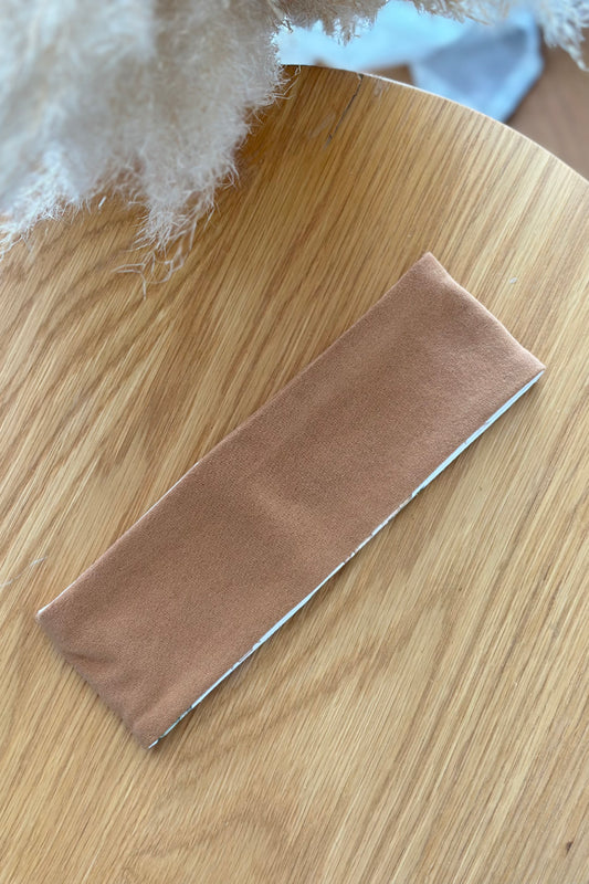Headband caramell / Eucalyptus